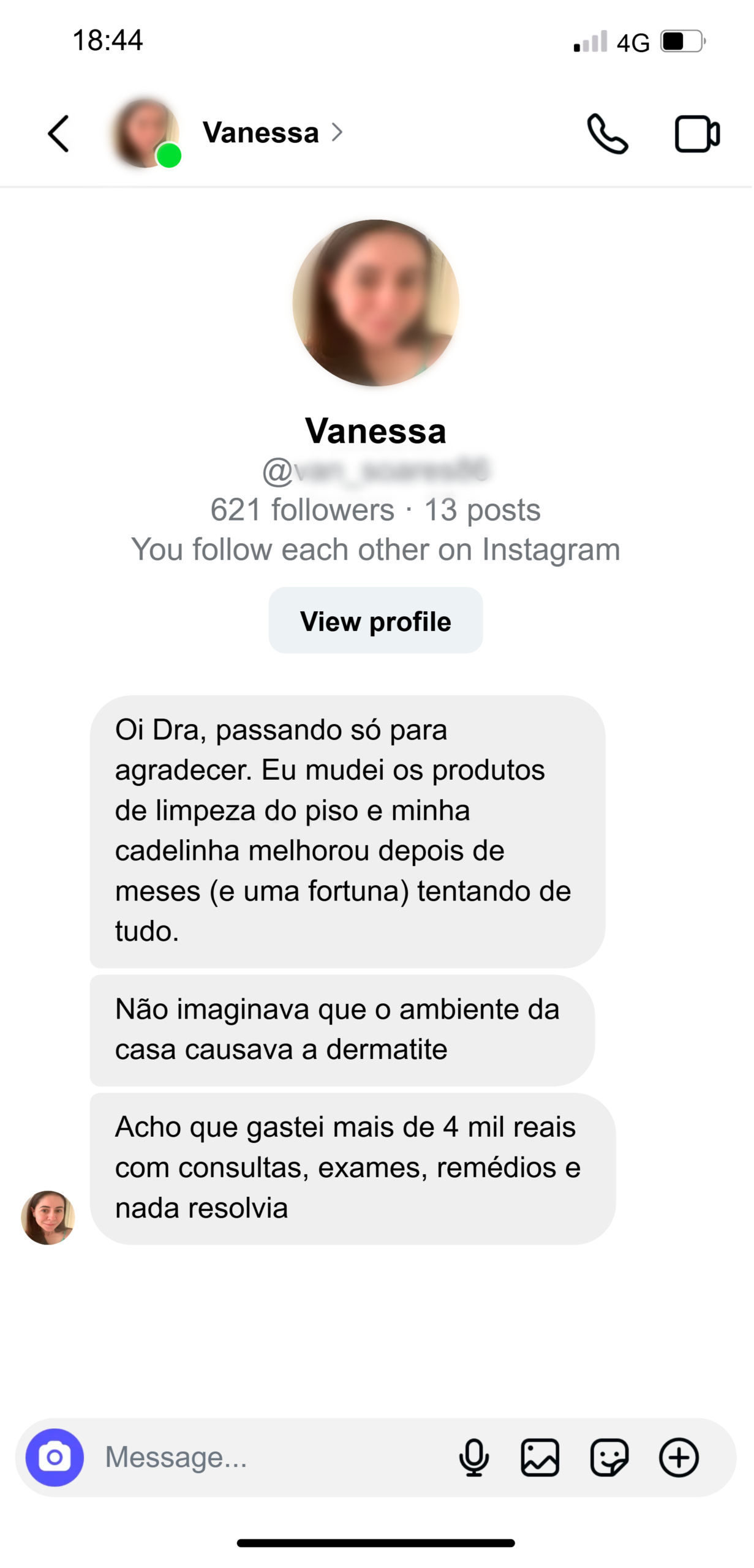 Depoimento do novo tutor